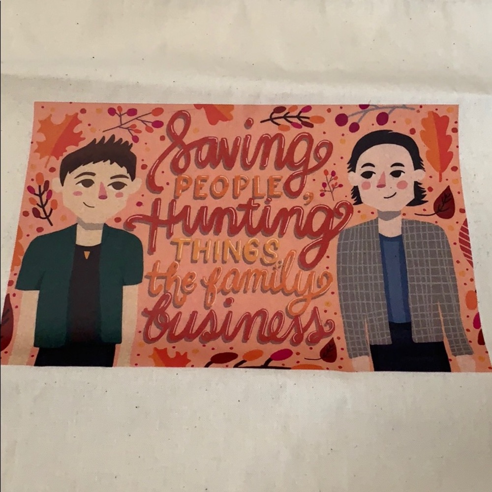 Supernatural Tote Bag Sam & Dean - Picture 2 of 12